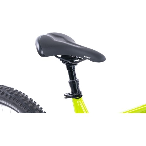 Górski rower elektryczny z pełnym zawieszeniem Levit Svarog BF Overstep 630 29"/27,5" - 2024 - Lime black pearl