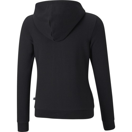 Puma Džemperis Paaugliams Ess+ Logo Full-Zip Hoodie Black 587048 01