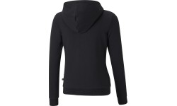 Puma Džemperis Paaugliams Ess+ Logo Full-Zip Hoodie Black 587048 01