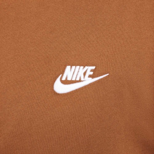 Koszulka męska Nike NSW Club Tee brązowa AR4997 281