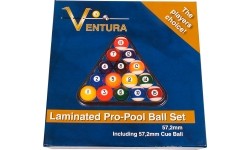 Zestaw bil bilardowych Ventura Laminated Pro-Pool 57,2 mm