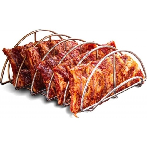 Stojak na żeberka ze stali nierdzewnej Kamado Joe
