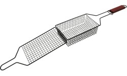 Kosz do grillowania Cattara, 23x14x7cm