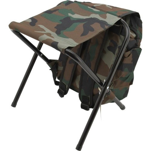 Krzesło składane turystyczne Stołek wędkarski z plecakiem Armia Cattara Olbia