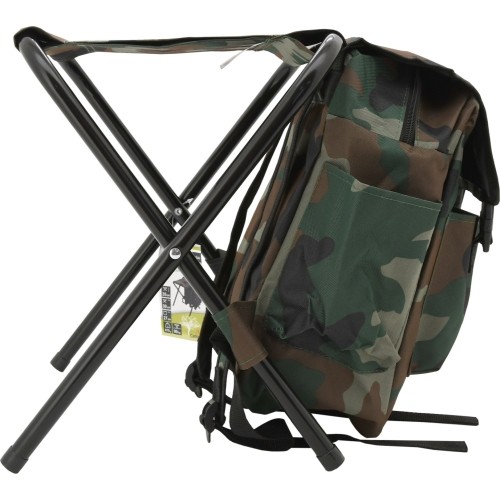 Krzesło składane turystyczne Stołek wędkarski z plecakiem Armia Cattara Olbia