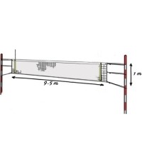Siatka do siatkówki Pokorny Site League Sport - 9,5 x 1 m