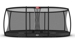 BERG Grand Elite InGround 520 szary + siatka zabezpieczająca Deluxe