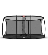 BERG Grand Elite InGround 520 szary + siatka zabezpieczająca DLX XL
