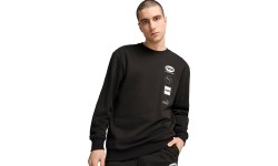 Bluza męska Puma Power Graphic Crew, czarna 682751 01