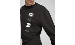 Bluza męska Puma Power Graphic Crew, czarna 682751 01