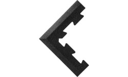 Fitker RR ramp corner 450x135x15 puzzle black corner square