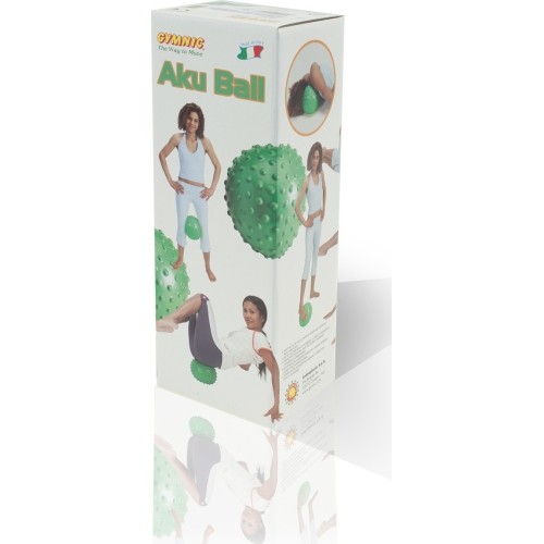 Dmuchana piłka do masażu Yate Akuball, 20 cm - zielona