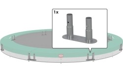 Champion - stopa ramowa InGround 270+430