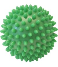 Piłka do masażu Yate Spiky, 7 cm, zielona