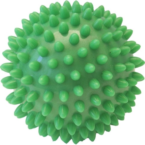 Piłka do masażu Yate Spiky, 7 cm, zielona
