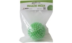 Piłka do masażu Yate Spiky, 7 cm, zielona
