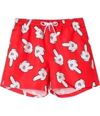 Glo Story Maudymosi Šortai Vyrams Red