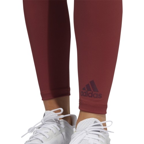 Legginsy damskie Adidas Ask Bos T bordowe GC8178