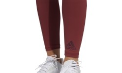 Legginsy damskie Adidas Ask Bos T bordowe GC8178
