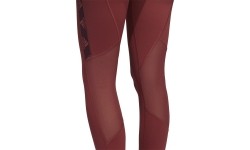 Legginsy damskie Adidas Ask Bos T bordowe GC8178