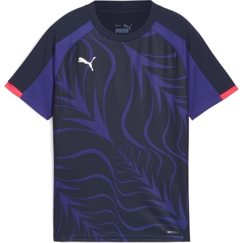 Puma Futbolo Marškinėliai Paaugliams IndividualLiga Black Purple 659525 01