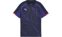 Puma Futbolo Marškinėliai Paaugliams IndividualLiga Black Purple 659525 01