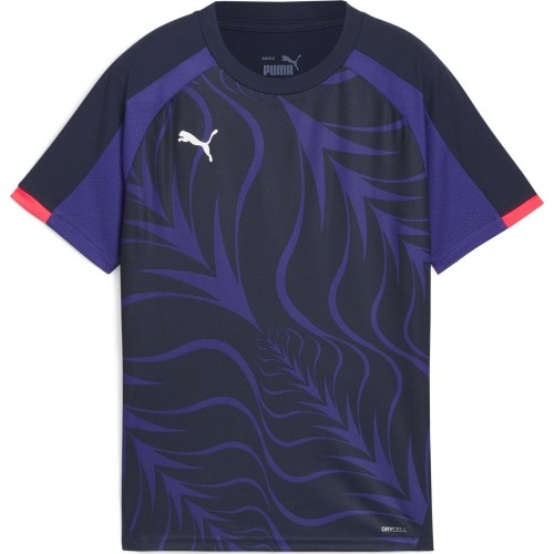 Puma Futbolo Marškinėliai Paaugliams IndividualLiga Black Purple 659525 01