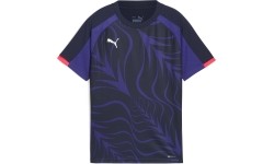 Puma Futbolo Marškinėliai Paaugliams IndividualLiga Black Purple 659525 01