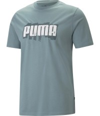 Puma Graphics Wording Tee koszulka męska zielona 674475 84