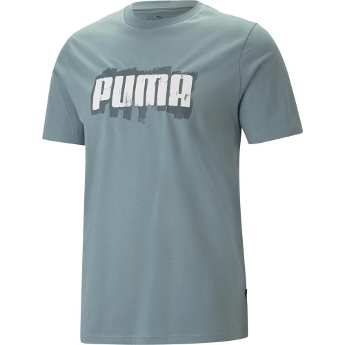Puma Graphics Wording Tee koszulka męska zielona 674475 84