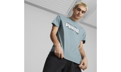 Puma Graphics Wording Tee koszulka męska zielona 674475 84