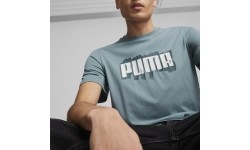 Puma Graphics Wording Tee koszulka męska zielona 674475 84