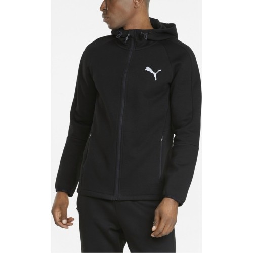 Bluza męska Puma Evostripe FZ Hood, czarna