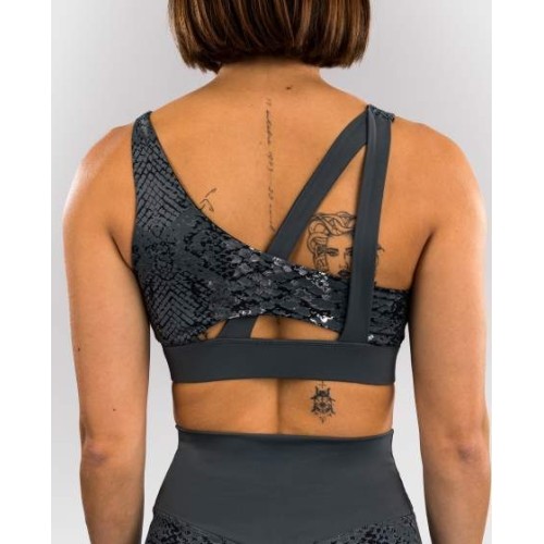 Damski biustonosz sportowy Venum Amazonia - ciemnoszary