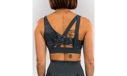 Damski biustonosz sportowy Venum Amazonia - ciemnoszary