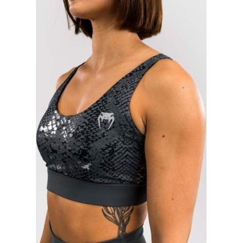 Damski biustonosz sportowy Venum Amazonia - ciemnoszary