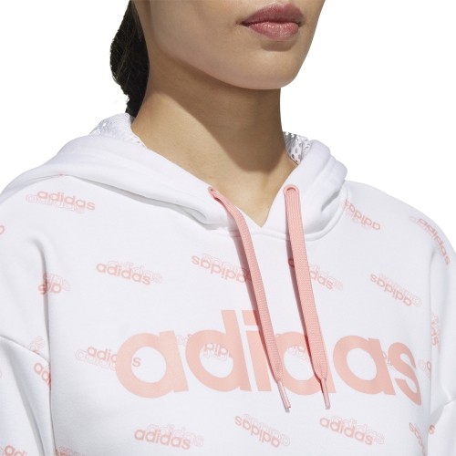 Bluza damska Adidas W Fav Hdy, biała FN0941