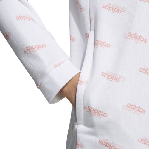 Bluza damska Adidas W Fav Hdy, biała FN0941