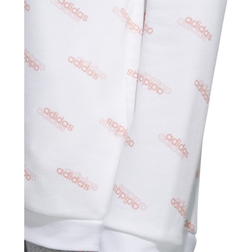 Bluza damska Adidas W Fav Hdy, biała FN0941