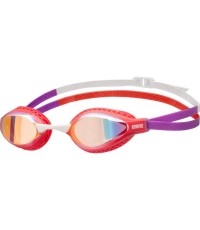 Okulary pływackie AirSpeed Mirror Yellow_Copper-Bright_Coral-Plum