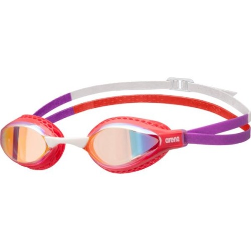 Okulary pływackie AirSpeed Mirror Yellow_Copper-Bright_Coral-Plum