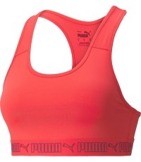 Damski biustonosz sportowy Puma Mid Impact Elastic Red 520302 34