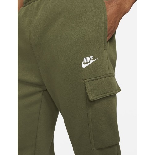 Spodnie męskie Nike NSW Club Cargo zielone CD3129 326