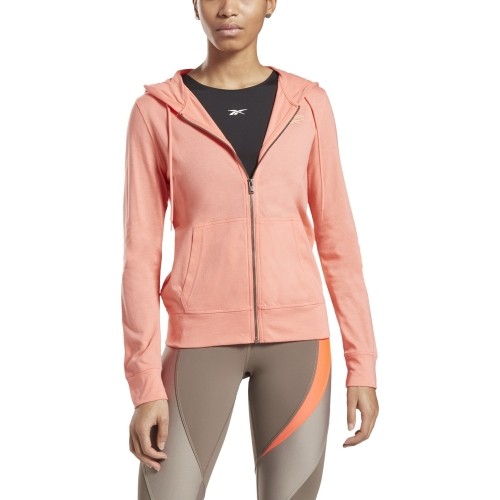 Reebok Džemperis Moterims Ri Jersey Full Zip Pink