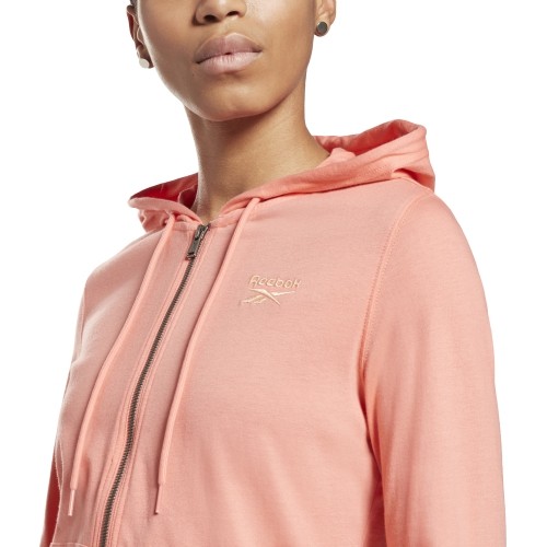 Reebok Džemperis Moterims Ri Jersey Full Zip Pink
