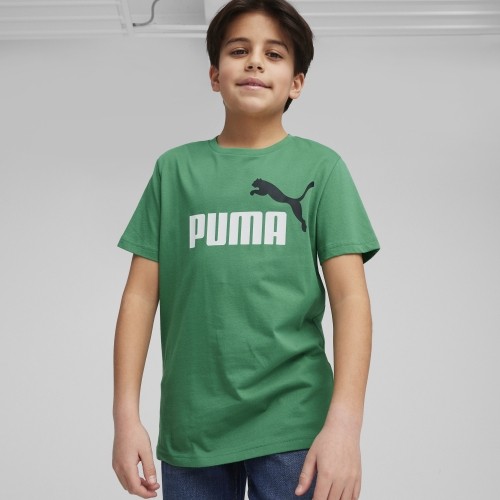 Puma Marškinėliai Paaugliams Ess+ 2 Col Logo Tee Green 586985 76