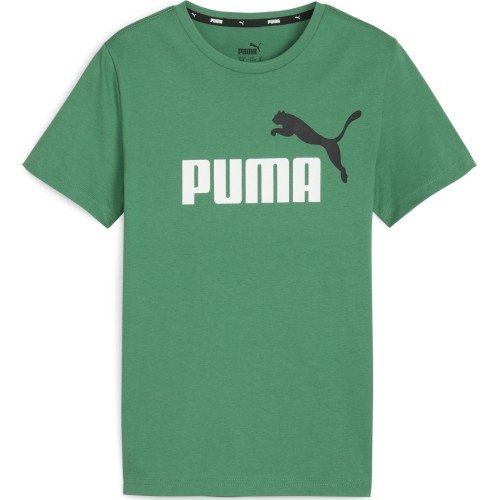 Puma Marškinėliai Paaugliams Ess+ 2 Col Logo Tee Green 586985 76