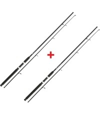 Wędka karpiowa NGT Carp Stalker 8ft/2-częściowa, czarna 1+1 GRATIS!