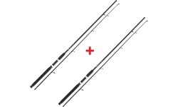 Wędka karpiowa NGT Carp Stalker 8ft/2-częściowa, czarna 1+1 GRATIS!