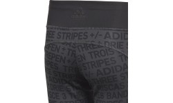 Adidas YG TR Brand Tights legginsy młodzieżowe Black DJ1089